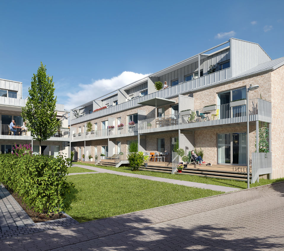Errichtet werden 2 neue Mehrfamilienhäuser in Riesenbeck